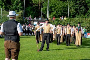 WK Laufen Werkskapelle Laufen Gmunden-Engelhof Musikverein Blasmusik Gmunden Traunsee Marschwertung Marschmusikbewertung Bezirksmusikfest Musikfest Festzelt Marschmusik