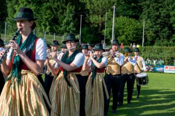 WK Laufen Werkskapelle Laufen Gmunden-Engelhof Musikverein Blasmusik Gmunden Traunsee Marschwertung Marschmusikbewertung Bezirksmusikfest Musikfest Festzelt Marschmusik