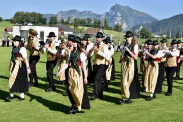 WK Laufen Werkskapelle Laufen Gmunden-Engelhof Musikverein Blasmusik Gmunden Traunsee Marschwertung Marschmusikbewertung Bezirksmusikfest Musikfest Festzelt Marschmusik