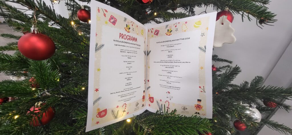 WK Laufen Werkskapelle Laufen Gmunden-Engelhof Musikverein Blasmusik Gmunden Traunsee Jugendprogramm Jugendarbeit Jugend Laufentenclub Laufenten-Jugendclub Jugendorchester Nikolaus Vorspielnachmittag Kinderpunsch Kekse